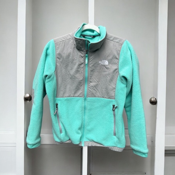 The North Face Other - The North Face Girls' Denali Jacket - Size Large - 14/16; Teal/Gray